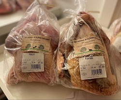 Les volailles préparées